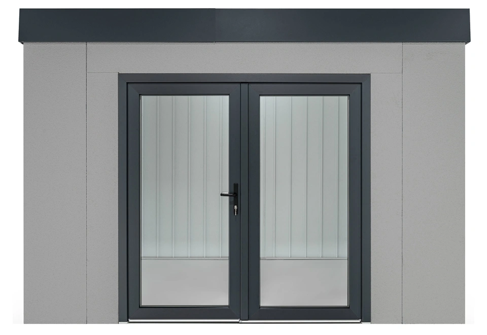 GARDEON® Gartenhaus mit Panorama-Doppelflügeltür