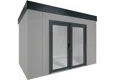 GARDEON® Gartenhaus mit Panorama-Doppelflügeltür