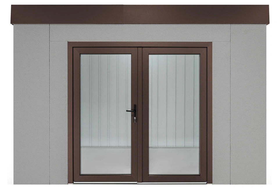 GARDEON® Gartenhaus mit Panorama-Doppelflügeltür