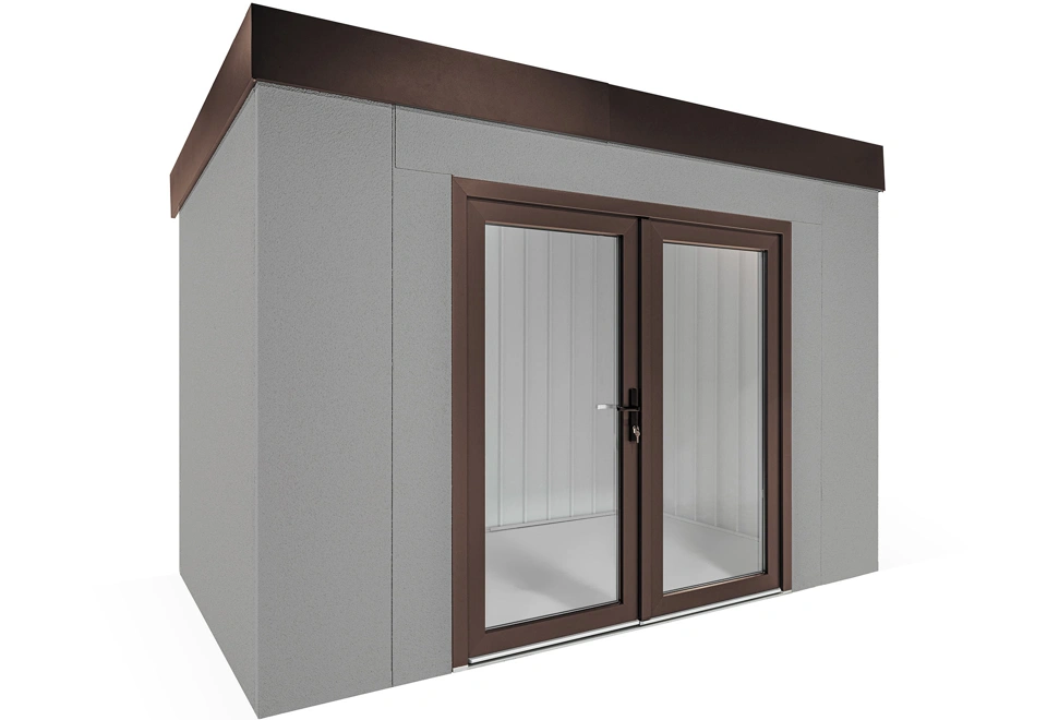 GARDEON® Gartenhaus mit Panorama-Doppelflügeltür