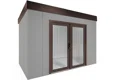 GARDEON® Gartenhaus mit Panorama-Doppelflügeltür