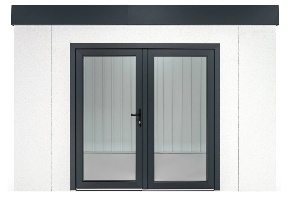 GARDEON® Gartenhaus mit Panorama-Doppelflügeltür