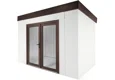 GARDEON® Gartenhaus mit Panorama-Doppelflügeltür