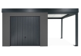 GARDEON® Gartenhaus mit sicherer Garagentür von Hörmann