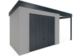 GARDEON® Gartenhaus mit sicherer Garagentür von Hörmann
