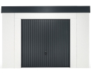 GARDEON® Gartenhaus mit sicherer Garagentür von Hörmann