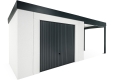 GARDEON® Gartenhaus mit sicherer Garagentür von Hörmann