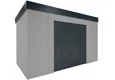 GARDEON® Gartenhaus mit sicherer Garagentür von Hörmann