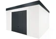 GARDEON® Gartenhaus mit sicherer Garagentür von Hörmann