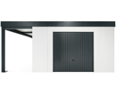 GARDEON® Gartenhaus mit sicherer Garagentür von Hörmann