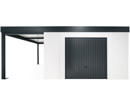 GARDEON® Gartenhaus mit sicherer Garagentür von Hörmann
