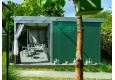 GARDEON® Gartenhaus mit Tür, Fenster, Lichtband und Überdachung