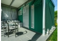 GARDEON® Gartenhaus mit Tür, Fenster, Lichtband und Überdachung