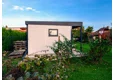 GARDEON® Gartenhaus mit Tür, Fenster, Lichtbänder und Überdachung