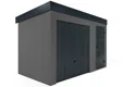 GARDEON® Gartenhaus mit Türen und Hörmann-Garagentor