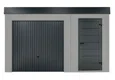 GARDEON® Gartenhaus mit Türen und Hörmann-Garagentor