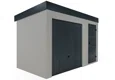 GARDEON® Gartenhaus mit Türen und Hörmann-Garagentor