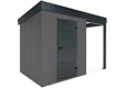 GARDEON® Gartenhaus mit Türen und überdachtem Bereich
