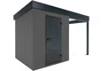 GARDEON® Gartenhaus mit Türen und überdachtem Bereich
