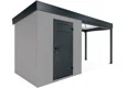 GARDEON® Gartenhaus mit Türen und überdachtem Bereich