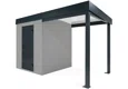GARDEON® Gartenhaus mit Türen und überdachtem Bereich