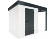 GARDEON® Gartenhaus mit Türen und überdachtem Bereich