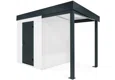 GARDEON® Gartenhaus mit Türen und überdachtem Bereich