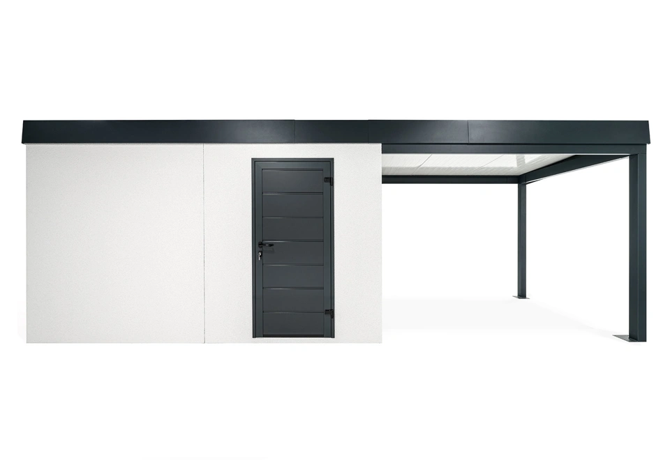 GARDEON® Gartenhaus mit überdachtem Bereich