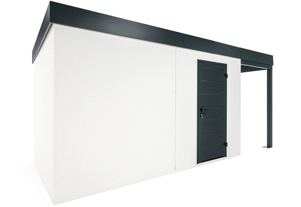 GARDEON® Gartenhaus mit überdachtem Bereich