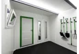 GARDEON® Gartenhaus mit zwei Türen, Fenster, zwei Lichtbänder und überdachtem Bereich