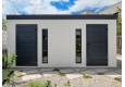 GARDEON® Gartenhaus mit zwei Türen und zwei Lichtbänder