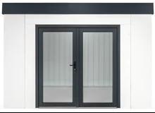 GARDEON® Gartenhaus mit zweiflügeliger Glastür