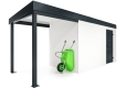 GARDEON® Gartenhaus überdachtem Bereich
