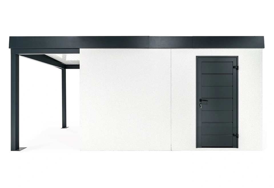 GARDEON® Gartenhaus überdachtem Bereich