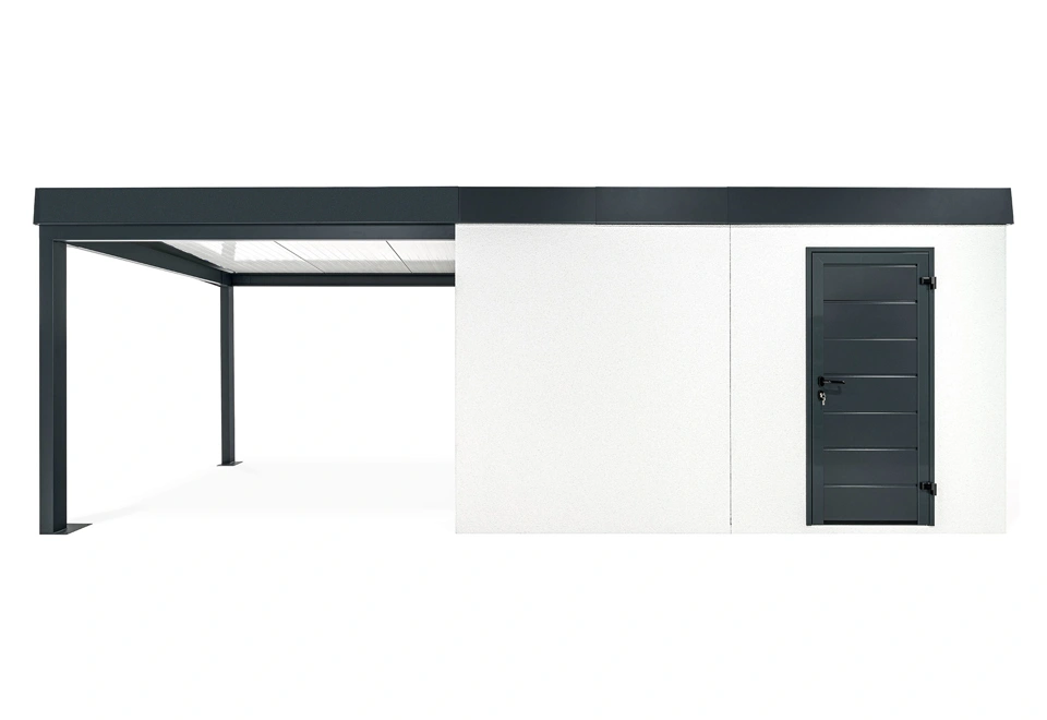 GARDEON® Gartenhaus überdachtem Bereich