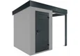 GARDEON® Mini-Gartenhaus mit Hörmann-Türen und überdachtem Bereich