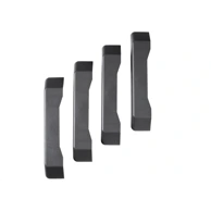 GLADIATOR® Geartrack Endkappen Smoke (4 Stück)