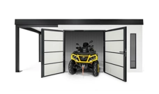 Gartenhäuser mit Doppeltüren