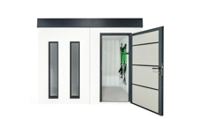 Gartenhäuser mit Tür