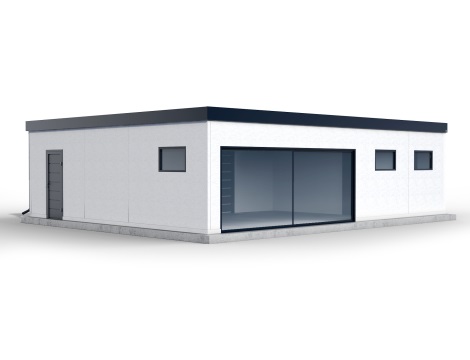 Kombiniertes GARDEON®-Gebäude für Lager, Produktion